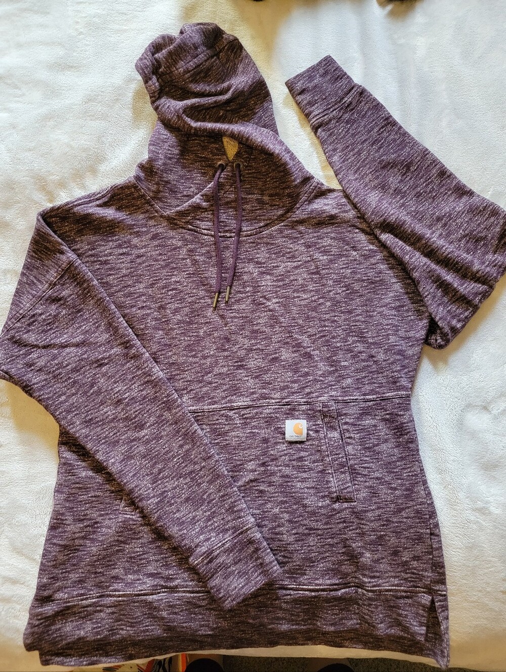 Carhartt | Heathered Dark Purple Hoodie Sweatshirt
